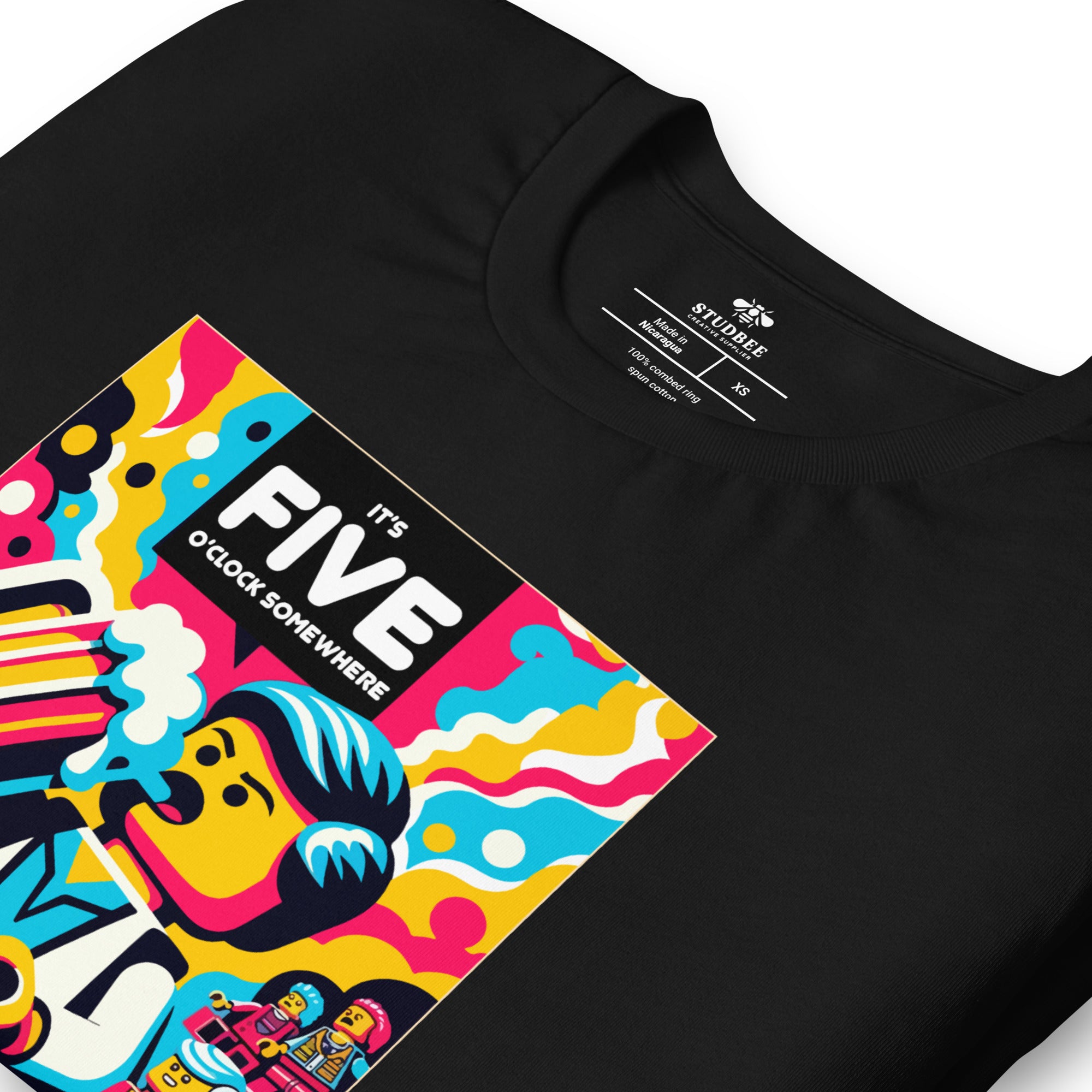 "It's 5 O'Clock Somewhere" Minifigs  T-Shirt - StudBee